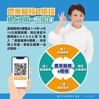 農業服務e櫃檯宣導海報