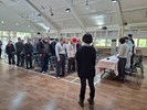 為亡故院民默哀