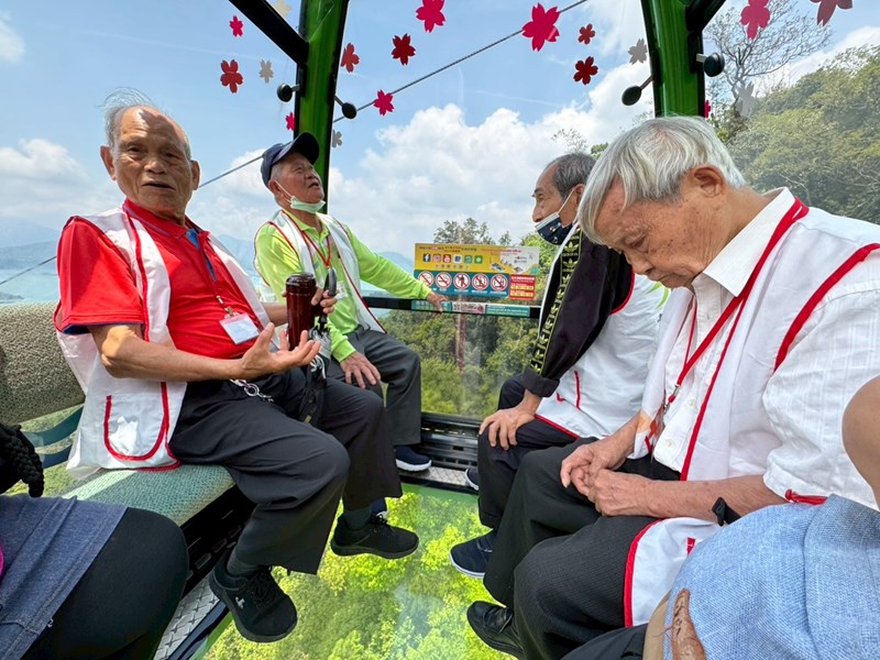日月潭纜車風景好漂亮
